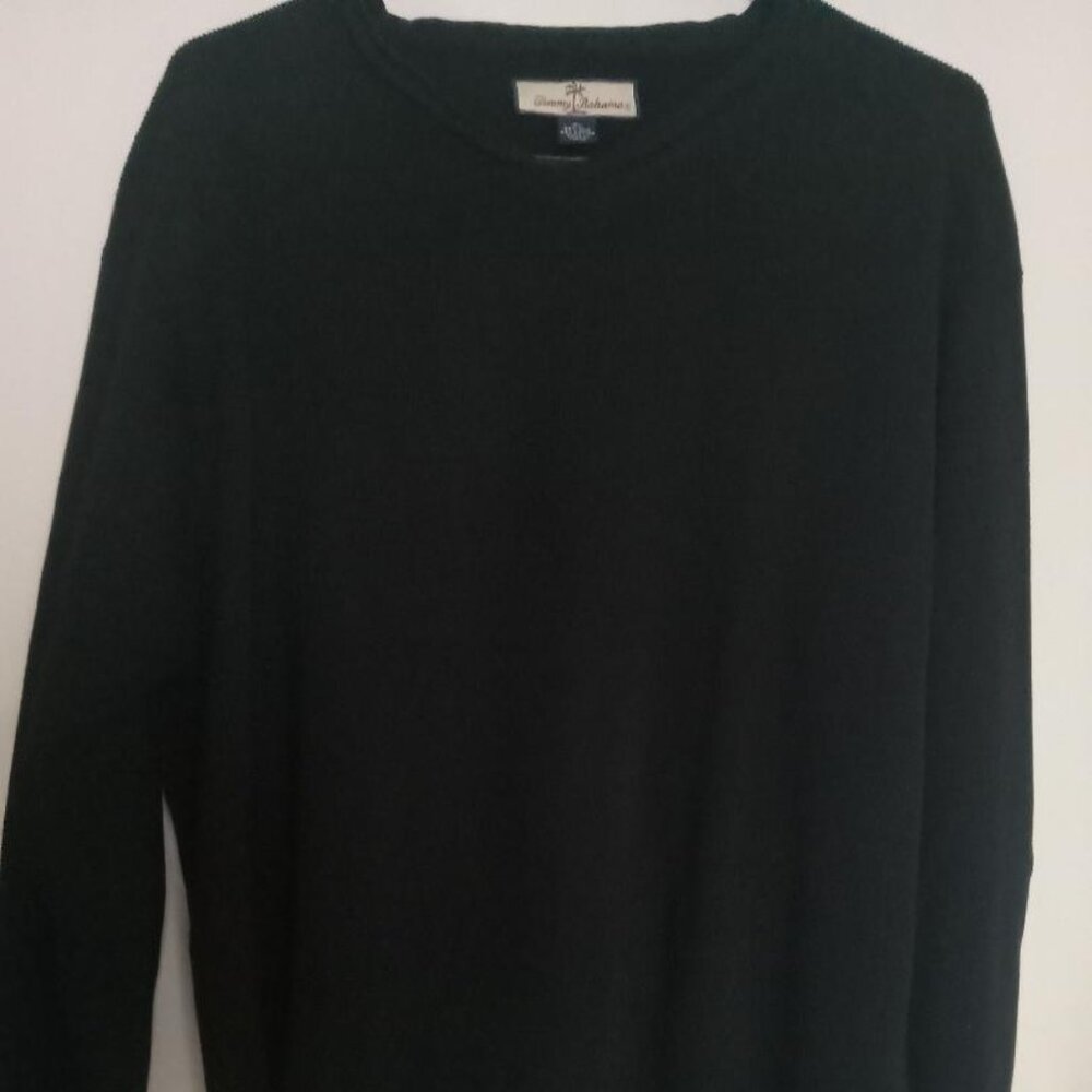 Tommy Bahama Sweater Silk/Cotton Blend Navy- Size XL